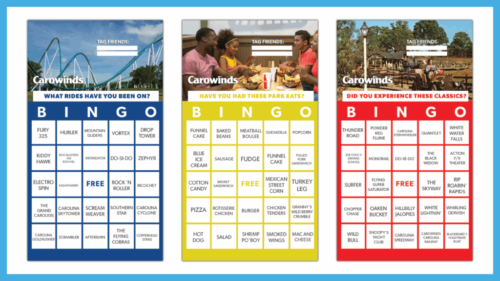 Turning Stone Bingo Calendar