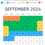 Walt Disney World Crowd Calendar September 2024 Marje Coraline