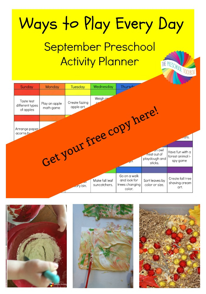Ways To Play Every Day September Activity Calendar For Preschoolers 