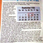 Why Are 11 Days Missing In September 1752 Calendar Life In Saudi Arabia