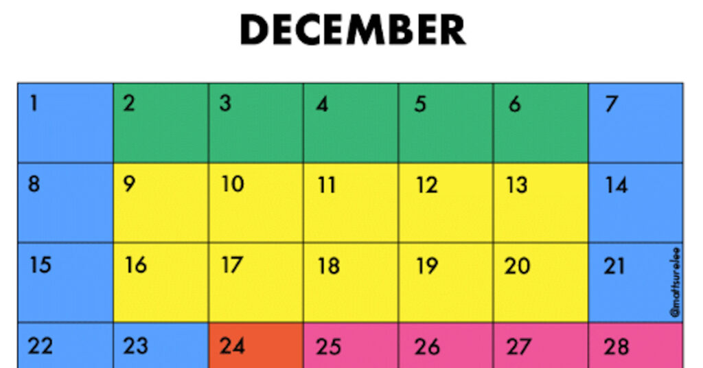 Your December Calendar Revealed Best Classic Bands Development